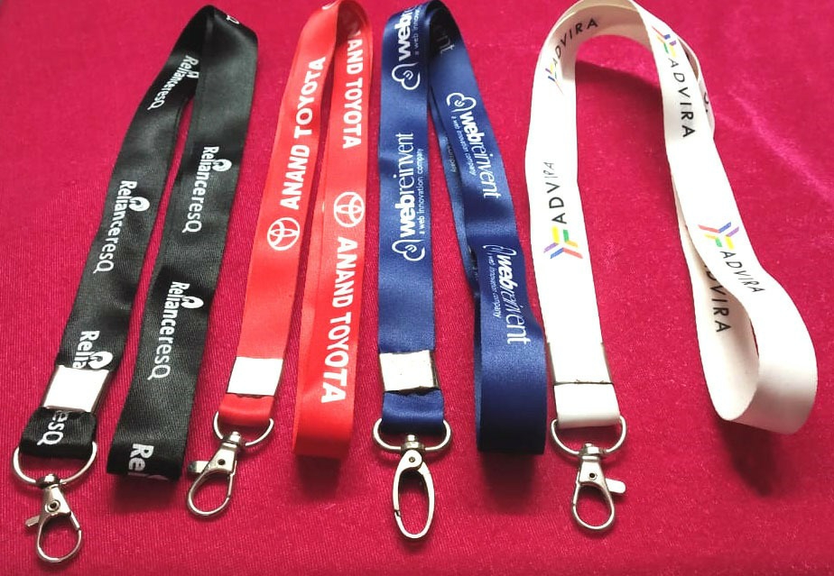 20mm Customized Digital Lanyards with Fish Hook — Set of 50 with Logo Printing